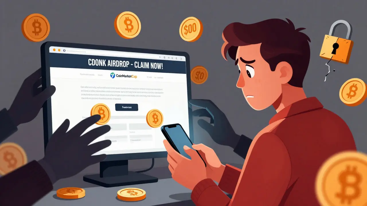 CDONK X CoinMarketCap Airdrop: What’s Real and What’s a Scam