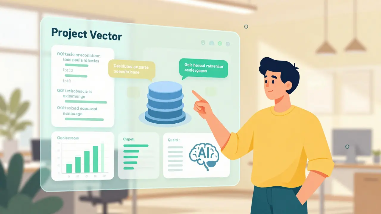 Analyst using natural language to query data via AI-powered interface