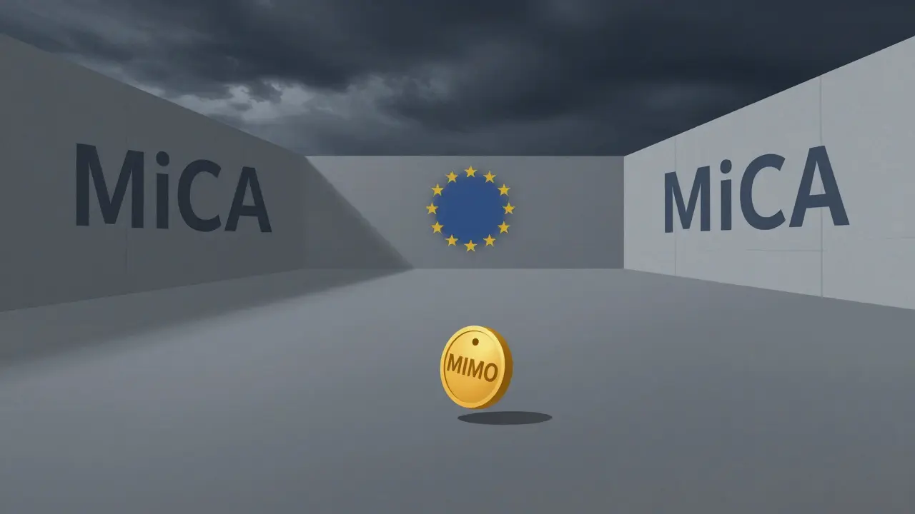Illustration of isolated MIMO token facing regulatory walls