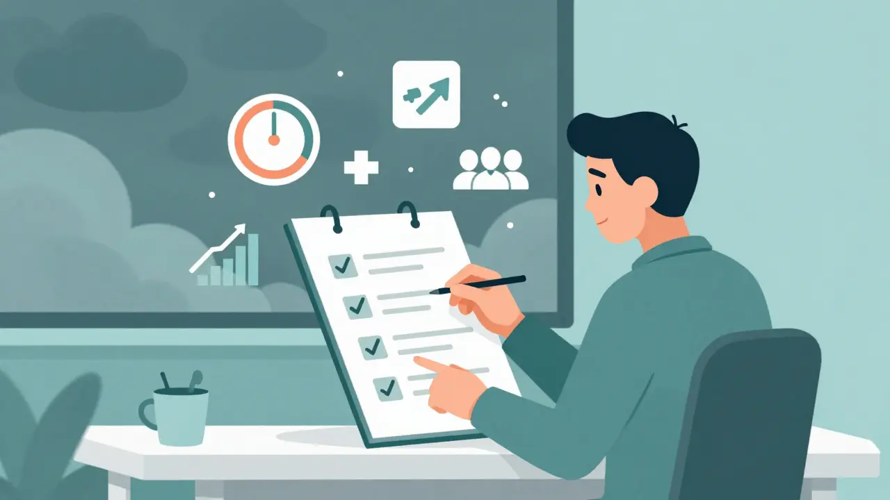 Investor using a checklist to evaluate crypto project fundamentals