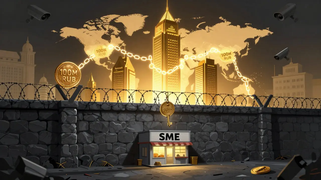 Small businesses blocked from crypto while large corps access it