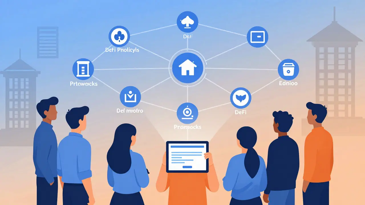 Traders accessing decentralized finance networks securely