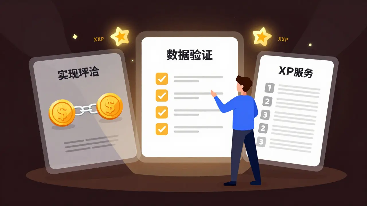 User completing bridging and voting tasks to earn points