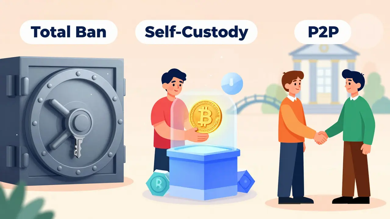 Visual guide to different crypto restriction levels globally