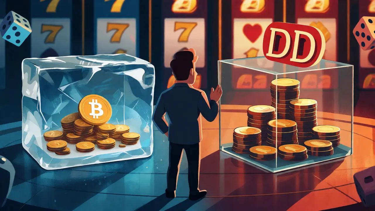 Comparison of secure cold storage vs risky exchange