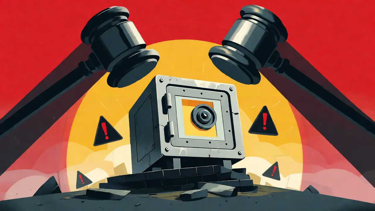 Digital vault under regulatory warning signs