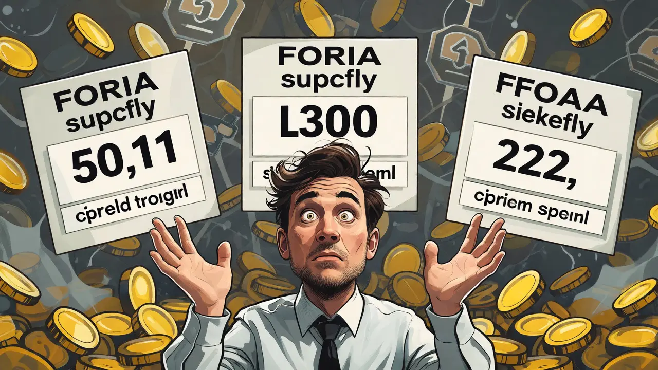 Confused investor facing conflicting token supply data panels.
