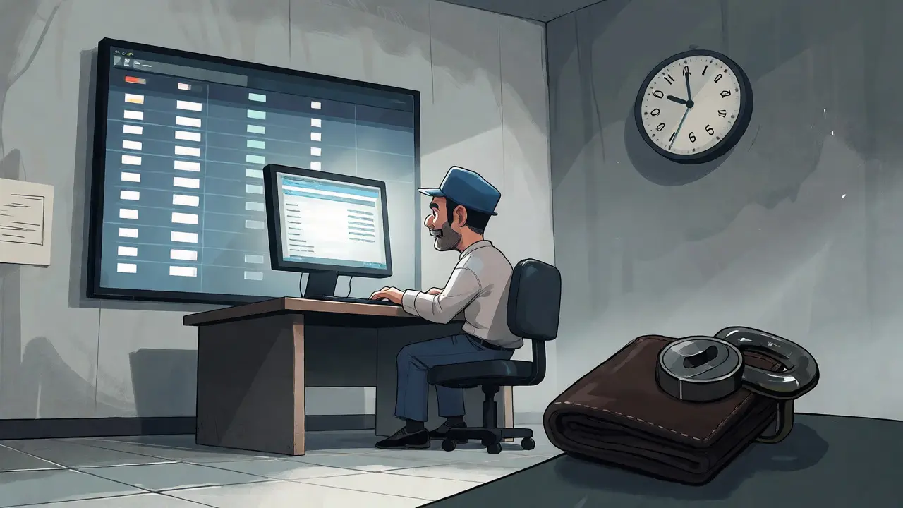 Lone trader in empty Mars Exchange trading environment
